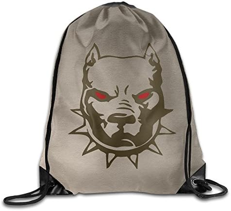 SAXON13 Unisex Playful American Bully Drawstring Backpack