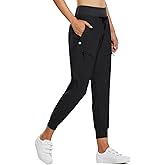 baleaf Women's Joggers Lightweight Hiking Pants High Waist 5 Zipper Pockets Quick Dry Travel Athletic UPF50+