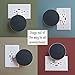 The USB Outlet Cover Plate Mount for Amazon Echo Dot 2nd Generation Alexa by Dot Genie: The Simplest Built-in Holder Mount. Great for Home and Business (White, 1-Pack)
