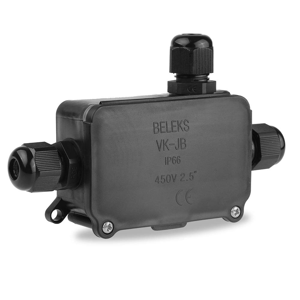 IP66 Waterproof Electrical Junction Boxes Outdoor Cable Connector 3 Way Terminal Box Connector Plastic 450v Weatherproof Junction Box
