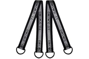 VBESTLIFE 2Pcs Tree Swing Straps Hanging Kit, Heavy Duty 220lb Capacity Polyester Hanging Straps 45cm Horizontal Bar Connecting Belt for Porch Swings Toddler Swings Saucer Swinds Indoor Outdoor Use