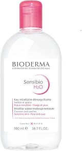 Bioderma Sensibio H2O 500Ml - Micellar Water Cleanser for Sensitive Skin