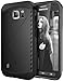 Galaxy S6 ACTIVE case, E LV Samsung Galaxy S6 ACTIVE (SHOCK PROOF DEFENDER) Slim Case Cover Full protection from drops and impacts for Samsung Galaxy S6 ACTIVE - BLACK