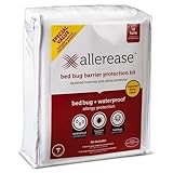 AllerEase Bed Bug Barrier Protection Kit XL Twin -- Zippered Mattress and Pillow Protector (XL Twin)