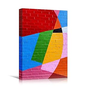 signwin Canvas Wall Art Geometrical Patterns Colorful Geometric...