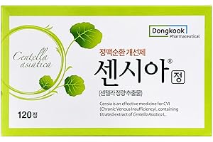 일반 Korea Dongkook Censia 동국제약 센시아 하지정맥류 개선 120T(4month) Centella asiatica for Better Blood Circulation 약국용