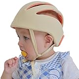 ABUSA Infant Baby Toddler Safety Helmet Kids Head Protection Hat for Biking Walking Crawling - Beige
