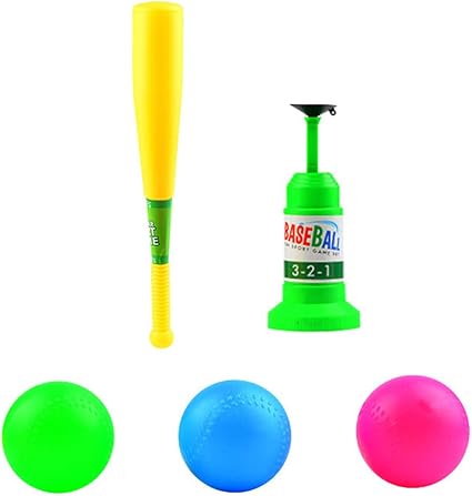 plastic tee ball set