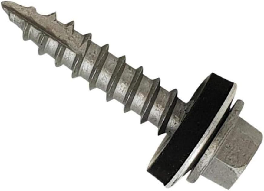 TechFast Sheet to Timber Roofing Screws, Black, 6.3 x 100mm