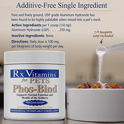 Rx Vitamins For Pets PhosBind For Dogs & Cats Supports Normal