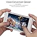 iPhone 8 Case Clear,iPhone 7 Case Clear,Soft TPU Gel Bumper [Voice Conversion] Dustproof Cover Case with [Shock Absorption] for iPhone 7/8 Case-Clear
