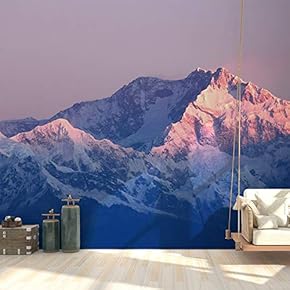 Wall Mural Magnificent Mountain View Removable Wallpaper Wall Sticker for Bedroom Living Room - 66x96 inches