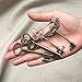 N'joy Vintage Skeleton Keys, Mixed Steampunk Keys, Extra Large (26PCS L26B-Antique Bronze)