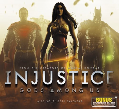 2014 Injustice Gods Among US Wall Calendar