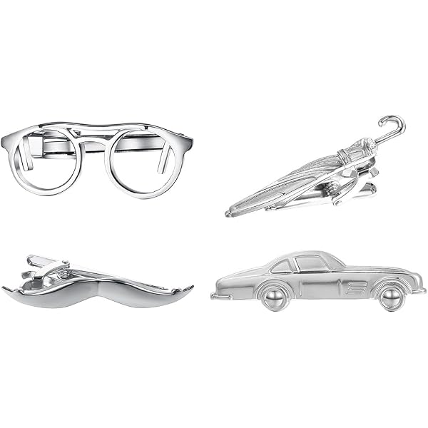 Pince à Cravate En Forme De Requin Doré - Accessoire élégant Pour Homme, Mariage, Affaires, Avec Boîte Cadeau