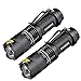 2 Pack Flashlights, ROCKBIRDS LED Flashlight with Belt Clip, Fluorescent Ring, Zoomable, High Lumen, 3 Modes, Water Resistant- Best Tools for Camping, Outdoor, Emergency primary