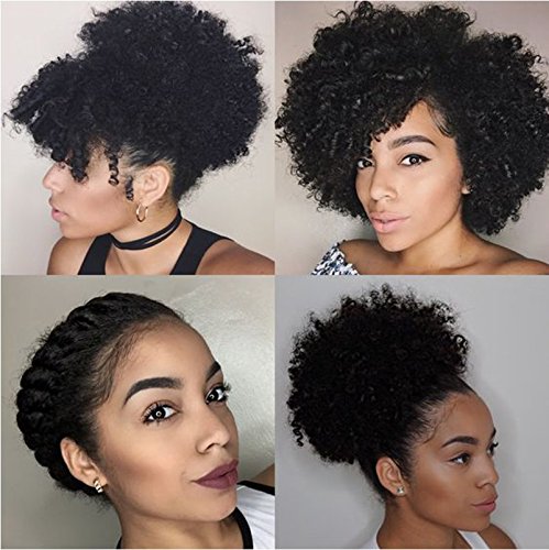 Amazon Com 3b 3c Kinky Curly Clip In Human Hair Extensions