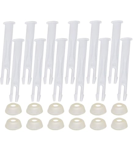 Lot De 6 Goupilles Et Joints Pour Piscine Pro Steel – Pièces De Rechange 60 Mm, Compatibles Piscines Rondes Ø 427/457/396 Cm