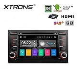 XTRONS HDMI Android 7.1 Quad Core 7 Inch HD Digital Touch Screen Car Stereo Radio DVD Player GPS For Audi A4 S4 RS4