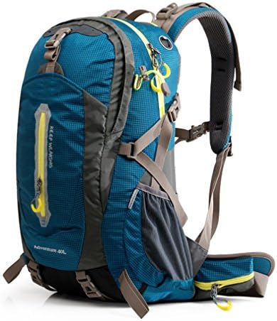 KEXKL Rucksack Camping Hiking Backpack Sports Bag Outdoor Travel Backpack Mountain Climb Equipment 40 50L Men Women Peacock Blue 50-70L