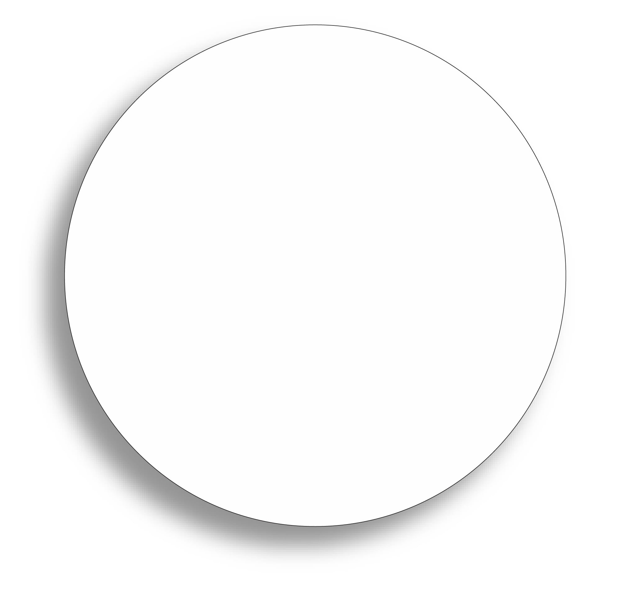 Photo 1 of 120 Pieces Extra Thick White Circle Cardstock - 6 Inch Round - Heavyweight 130lb Cover Circle Cutouts - For Spin Art Refill, Mum Backer for Homecoming, DIY Coasters, Scrapbooking, & Crafts
