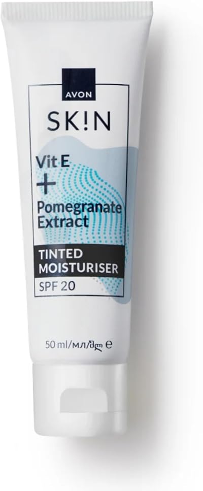 Avon SK!N Radiance Tinted Moisturiser SPF20 50ml Pomegranate Extract Cruelty