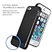 LUVVITT [Sleek Armor] Slim Shock Absorbing Flexible Back Cover TPU Rubber Case Designed for Apple iPhone SE Special Edition (Not Compatible with iPhone SE 2020) - Black