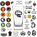 51pcs Game of Thrones Stickers Winter is Coming Fire and Blood,KONLOY Stickers Decal for Water Bottles Vinyl Sticker MacBook Mac Air Pro Retina Laptop