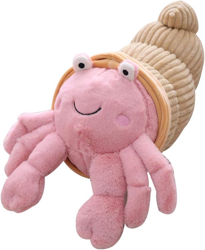 Cartoon Plush Smile Hermit Crab Multi-legged Doll Back Rest Cushion Bed Sofa Chair Pillow Kids Girls Toy Gift kids' Attention Attract - Pink 45cm