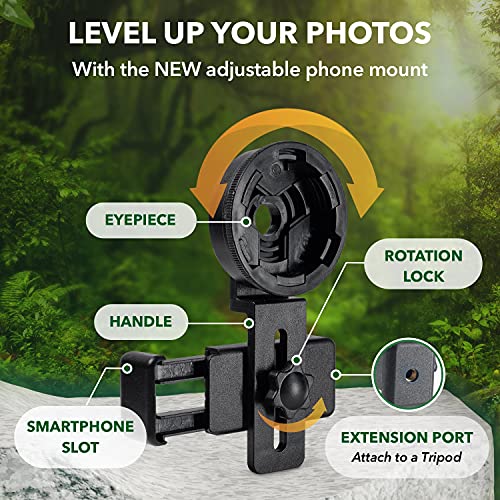STARSCOPE Adjustable Monocular Phone Mount Universal Telescope Phone