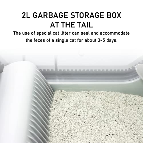 HONEY CARE Automatic SelfCleaning Cat Litter Box, No More Scooping