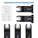Powerextra 10 Metal Wood Oscillating Multitool Saw Blades