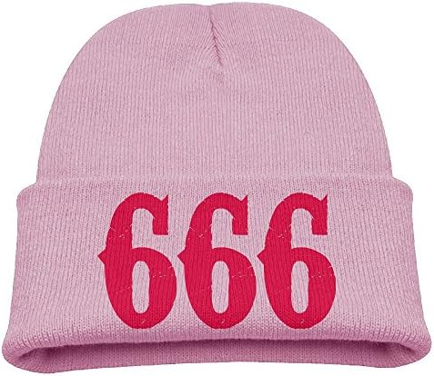 Evil 666 Colortone Toddler Baby Winter Caps Warm Knit Beanie Skull Hats