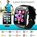 Touch Screen Bluetooth Smart Watch with Camera, Unlocked Watch Cell phone for Android/IOS/ Samsung /iPhone/ Huawei/HTC/ Sony/Nexus (Black)