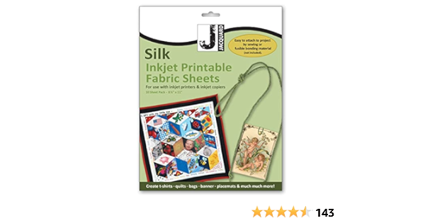Amazon.com: Jacquard Ink Jet Fabric 8.5 