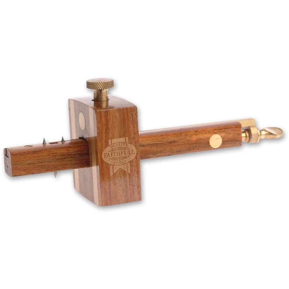 Faithfull Rosewood Combination Gauge-Screw Adj