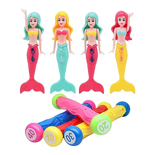 Diving Mermaid+diving Rods