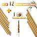 Bamboo Straws Eco-Friendly and Reusable Wooden Drinking Straws, Natural Alternative to Plastic, Zero Waste (Regular Size)