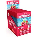 Electrolyte Mix, Raspberry Electrolyte Powder | 30 Packets, Hydration Keto Electrolyte Drink Mix | Zero Sugar, Non-GMO, 72 Tr