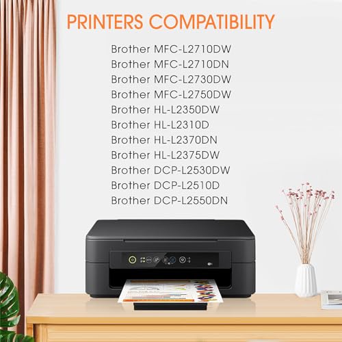 BYBEIBY DR2400 Drum Compatible with Brother DR2400 DR-2400 Drum for Brother MFC-L2710DW HL-L2350DW MFC-L2710DN HL-L2310D DCP-L2530DW MFC-L2750DW DCP-L2510D MFC-L2730DW HL-L2375DW DCP-L2550 LDN