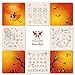 CICI&SISI Nail Art Stamping Plates Kit Holiday Halloween Stamp Plate Manicure Template 4 Pieces