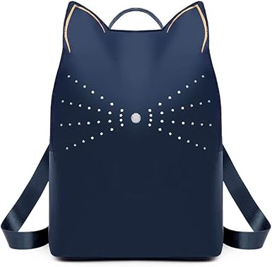 mochila negra tachuelas