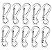 Michael Josh EDC Emergency Keyring Keychain Clips Bulk Pack(Silver)