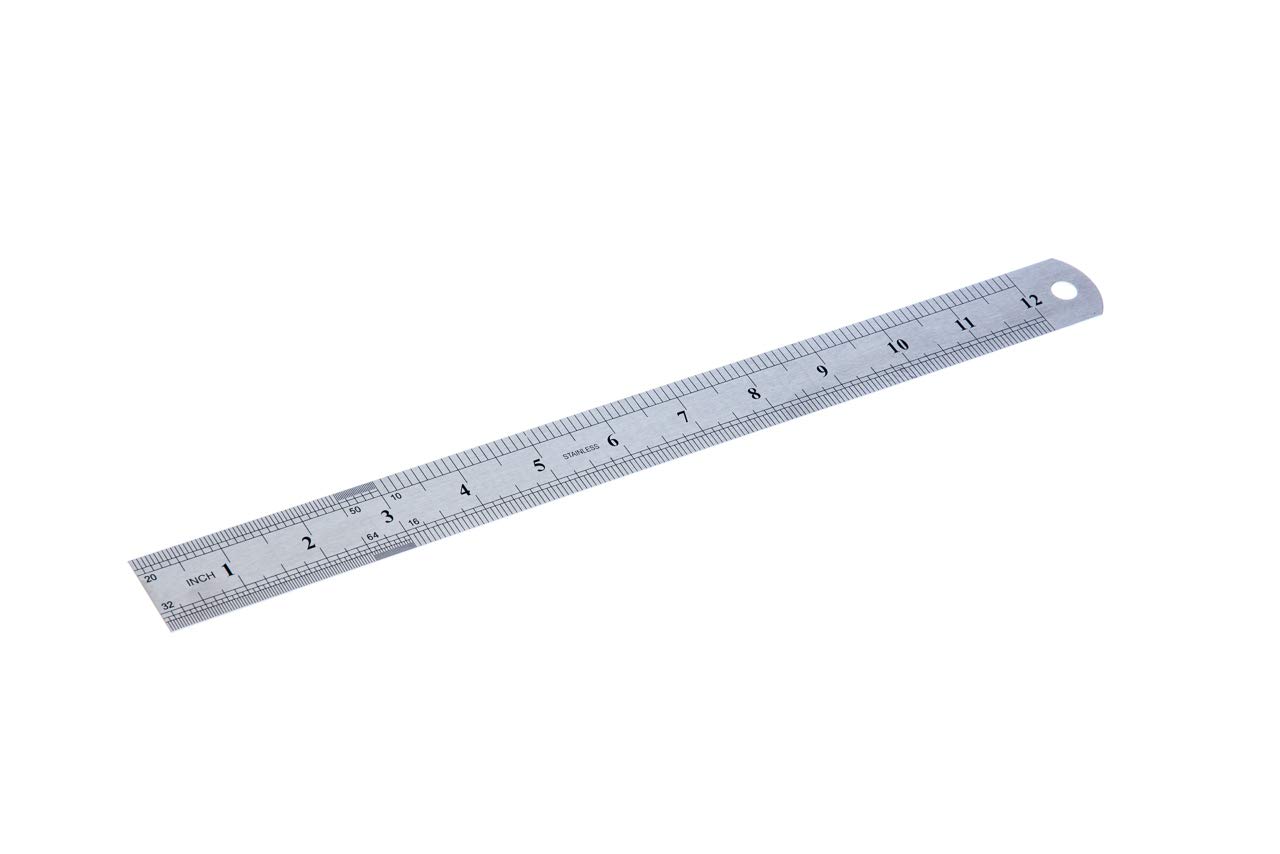 SE 12" Stainless Steel Ruler - 9212SRP