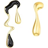 Liquid Irregular Earrings for Women Water Drop Dangle Earrings Metal Exaggerated Large Studs Earrings jewelry
