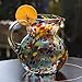 NOVICA Artisan Crafted Multicolor Hand Blown Recycled Glass Pitcher From Mexico 'Confetti' (71 Oz)