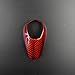HOTRIMWORLD Red Carbon Fiber Center Console Gear Shift Knob Trim Cover for BMW M2 M3 M4 F80 F82 F83 F87