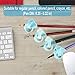 Pencil Grips for Kids Handwriting, ONE PIX Aid Grip Trainer Posture Correction Finger Grip for Kids, Adults, Lefties and Righties(4Pcs)