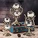 KSMA Vintage Engraving Hourglass 30 Minutes,LOVE 360° Rotating Hour Glass Sand Timer for Home Wedding Gift with White Sand