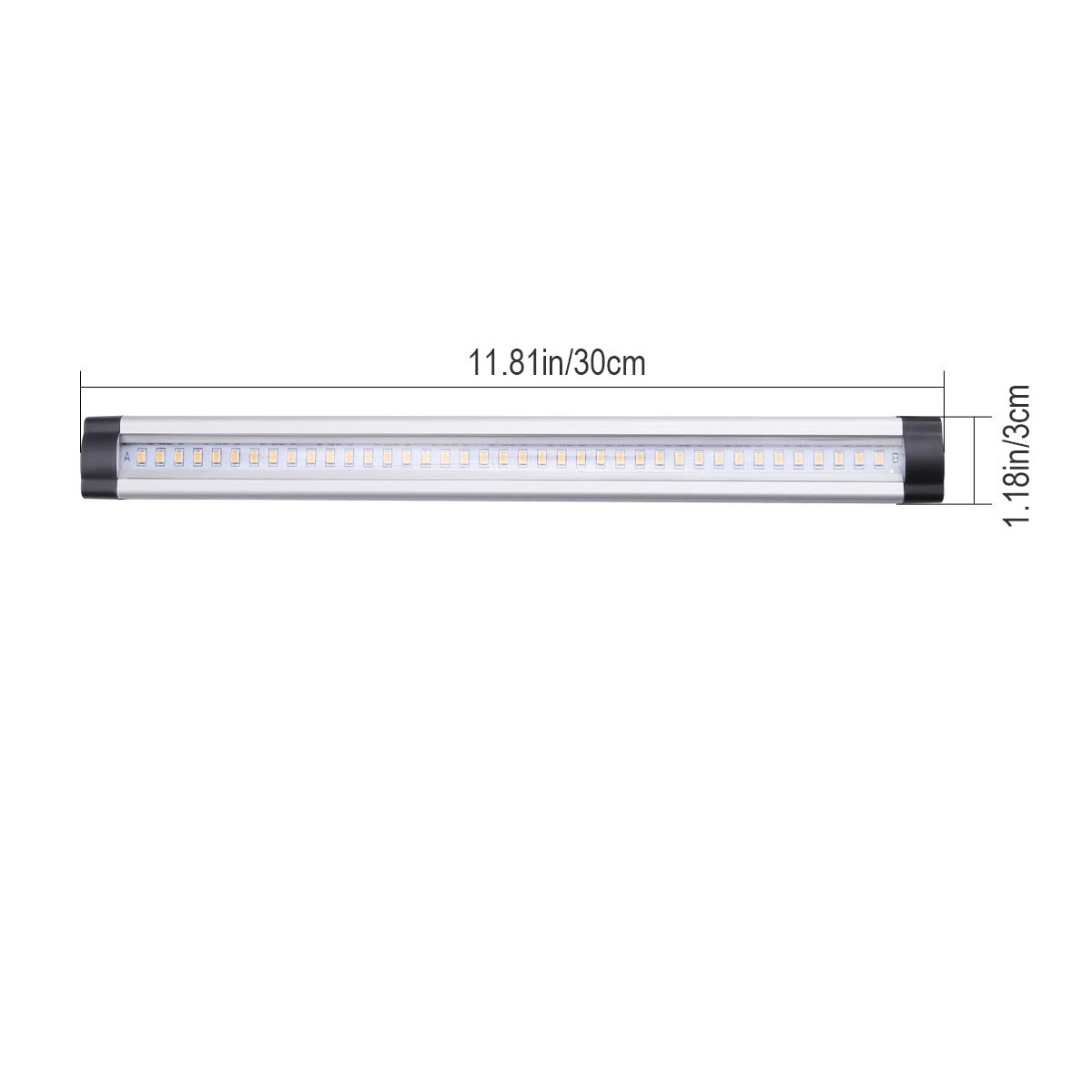 LED Schrankbeleuchtung mit Stecker Energiesparende Küchenlampen 12V DC